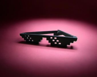 Thug Life Glasses STL File: 3D Printing Meme Shades