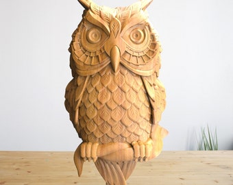 zijingyiran 3D Owl Embossed Shoulder Bag Creative Punk Female Bag Messenger Bag Original Animal Tassel Handbag 2021 New (Black) 並行輸入品 Articulating Owl Figurine - 3D Printed Home Decor, Realistic