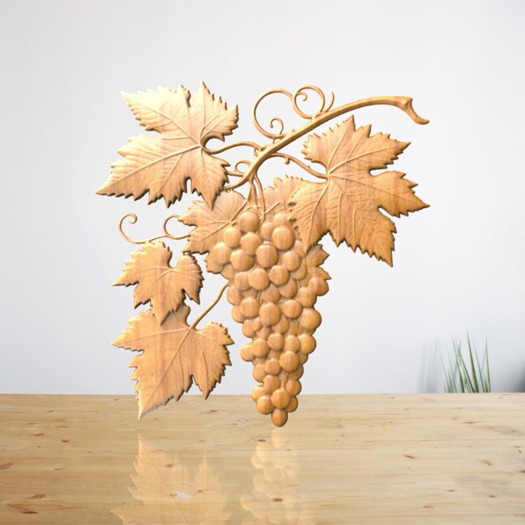 Grape - STL File for CNC Wood Carving, Cnc Router Files - Etsy UK