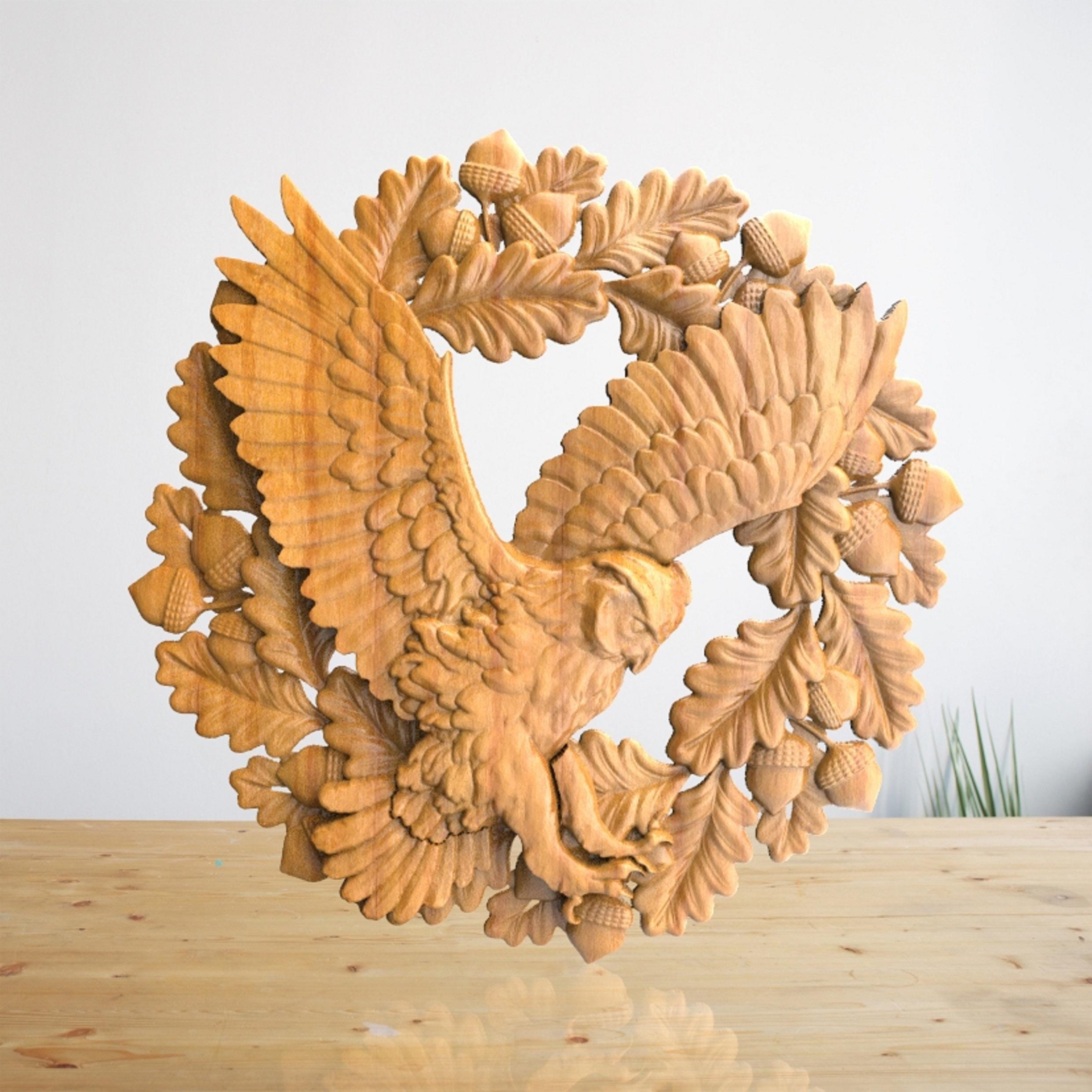 Owl - STL File For CNC Wood Carving, Cnc Router Files