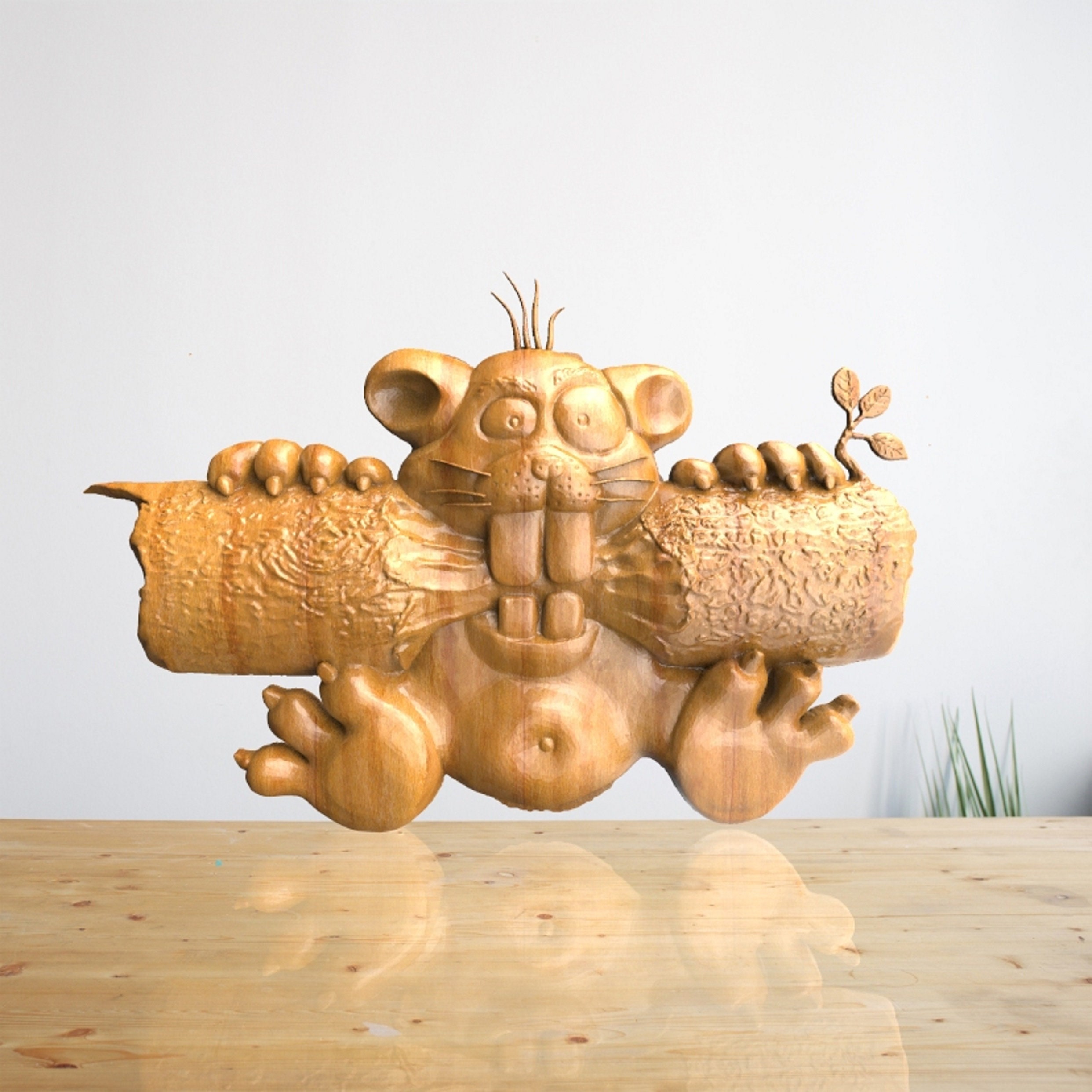 Squirrel - STL File for CNC Wood Carving, Cnc Router Files - Etsy