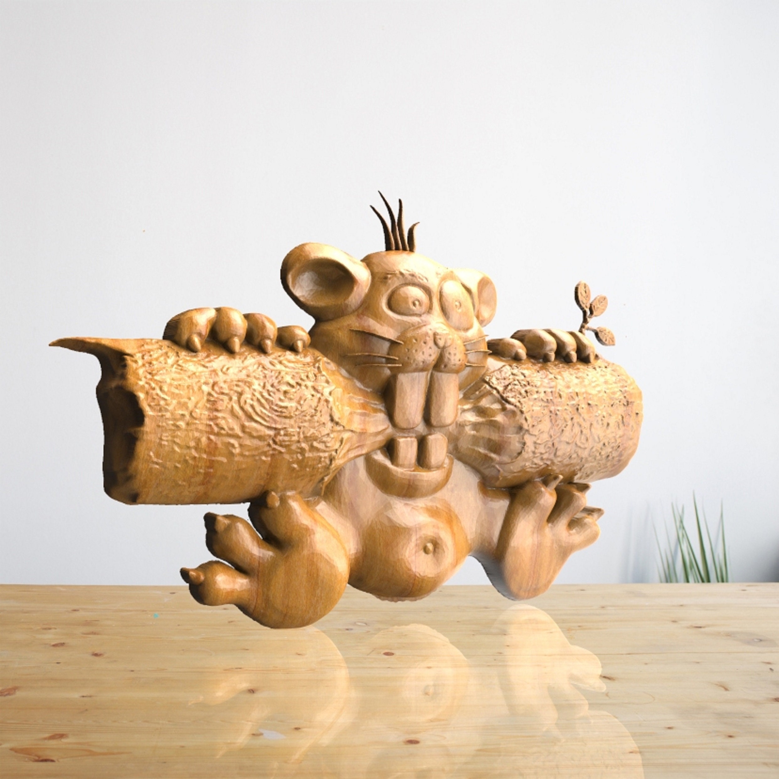 Squirrel - STL File for CNC Wood Carving, Cnc Router Files - Etsy