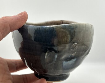 Indented Gray Bowl (2.5 cups)