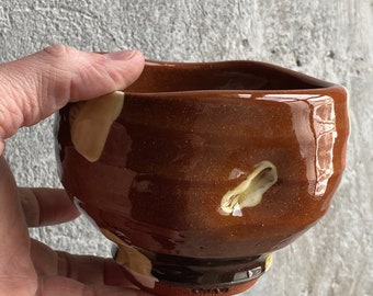 Terracotta Dotted Chawan (2 cups)