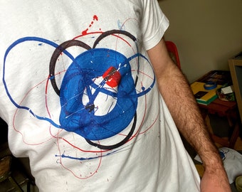 Designed on a kickwheel and printed on a t-shirt