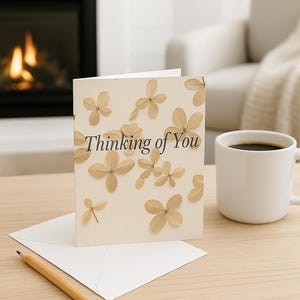 Pensando en ti - Tarjeta de ánimo espiritual / Tarjeta de condolencias para los Testigos de Jehová (imprimible) / Salmo 34:18 / Descarga digital plegable