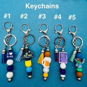 Vatertags-Perlen-Schlüsselanhänger, sind ausgezeichnete Geschenke für Väter, Bonus-Väter, Opas, Onkel und spezielle Väter.