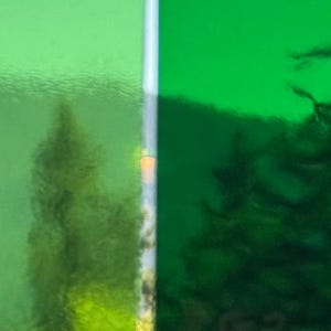 96 COE Green Transparent Sheet Glass for Fused, Stained Glass, or Mosaic Art