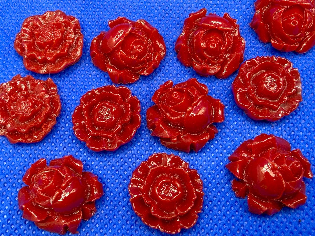 90 COE Red Roses Carnations Freeze and Fuse Bullseye - Etsy