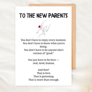 Nieuwe ouders kaart afdrukbare aanmoedigingscadeau nieuwe moeder nieuwe vader kaart babyshower kaart zwangerschap kaart nieuwe baby kaart postpartum aanmoediging