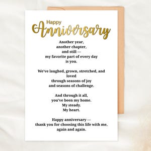 Biglietto d'auguri pieghevole stampabile per marito e moglie, regalo romantico, biglietto d'auguri per partner, coniuge e fidanzata, fidanzato