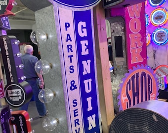 Ford, trucks, Mustang, Shelby, Metal double sided Marquee LED Wall Sign, Garage, Bar, Games Room, Man Cave, Gift