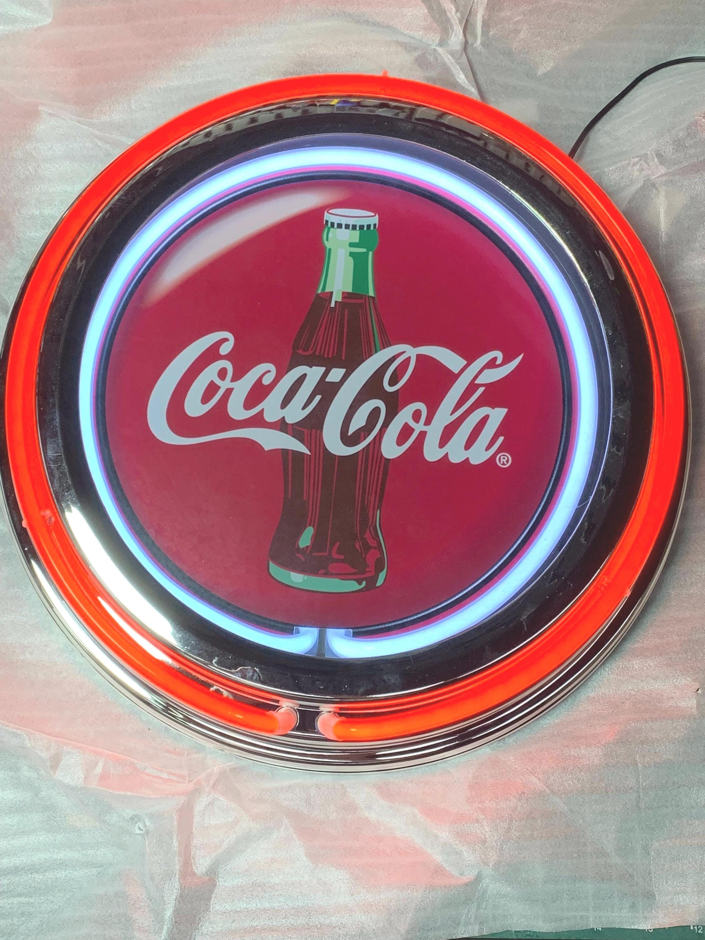 Vintage Coca Cola Neon Clock - Etsy