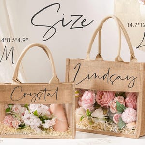 Custom Bridesmaid Beach Bag,Personalize Burlap Bag With Charm,Monogram Beach Tote Bag,Bridesmaid Gift Bag,Bachelorette Party Bag,Wedding Bag