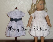 18 inch AG doll clothes PDF Sewing Pattern Sabrina Dress Boutique 18 inch doll clothing Pattern Avery Lane PDF Dress Pattern