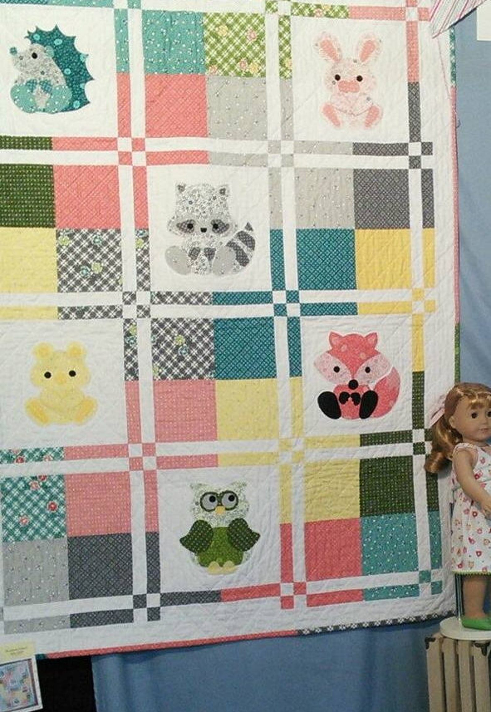 Woodland Critters Baby Quilt and Nursery Decor PDF Pattern Etsy