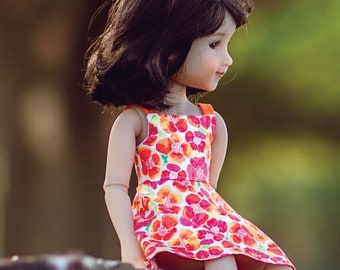 Sample Sale 14-15 inch Doll Dress Modern Vintage Sundress  from Doll Studio Boutique
