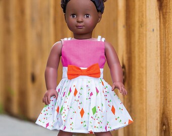 Sample Sale 18 inch Doll Dress Modern Vintage Sundress from Doll Days