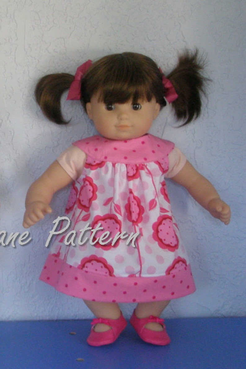 AG 18 inch Doll clothes pattern Amanda Dress and Top plus image 2