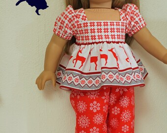Sample Sale 18 inch Doll PJ set from Me and My 18 inch Doll
