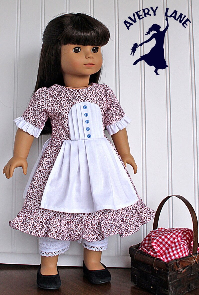 18 inch doll Clothes Sewing Pattern Little Miss Storybook Etsy