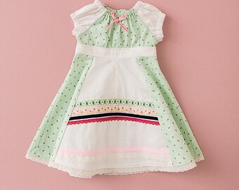 Sample Sale 18 inch Doll Dress Rosebud Country Cottage from Doll Dress Boutique