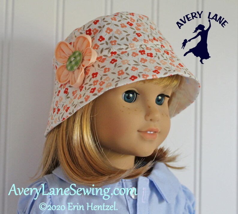 Bucket Hats Sewing Pattern for 18 Dolls 3 Variations 18 Etsy