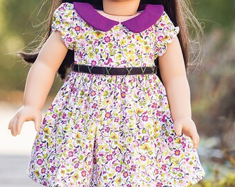 Sample Sale 18 inch Doll Dress Vintage Party dress from Doll Days