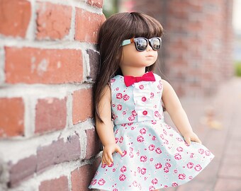 Sample Sale 18 inch Doll Dress Tuxedo Twirl from Doll Dress Boutique