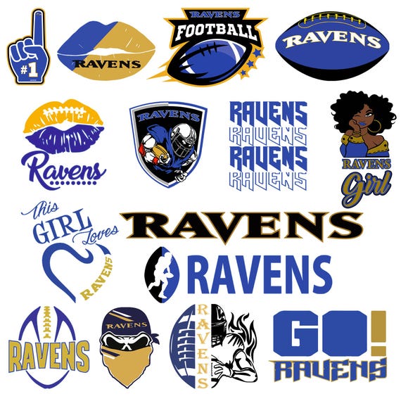 15 File,Ravens Bundle,Ravens svg,Ravens png,logo I Cup, Tshirt, Clip Art, Cricut | Formats;svg,png,pdf,Layered File,Instant Download
