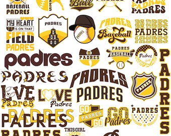 20+File,Padres bundle,Padres svg,Padres png,Padres cricut,Layered File,Instant Download,logo I Cup, Tshirt, Clip Art, Cricut