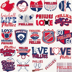 20+File,Phillies bundle,Phillies svg,phillies png,,Layered File,Instant Download,love pihillies, Clip Art, Cricut,Baseball team,Phillies