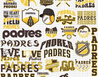 20+File,Padres bundle,Padres svg,Padres png,Padres cricut,Layered File,Instant Download,logo I Cup, Tshirt, Clip Art, Cricut