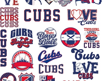20 + Datei, Cubs Bundle, Cubs svg, Cubs Png, Cubs Cricut, Datei mit Ebenen, Sofortiger Download, Tshirt, Clip Art, Cricut