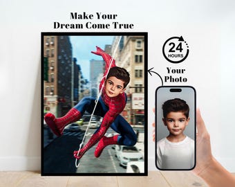 Retrato personalizado do super-herói do homem aranha, retrato personalizado do homem aranha, aniversário do homem aranha milhas morales, pano de fundo do homem aranha, presente do homem aranha