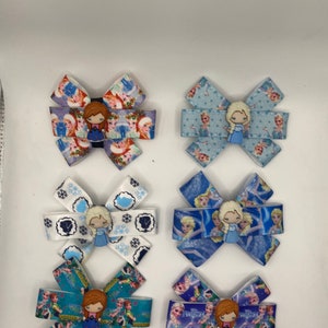 Hair Bows - Ice Princess