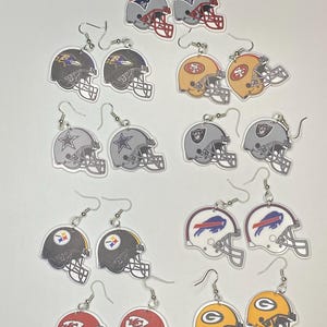 Football Helmet Earrings
