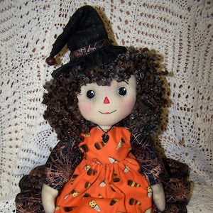 PDF/Pattern/Primitive Raggedy Willow Witch Doll Pattrn ET