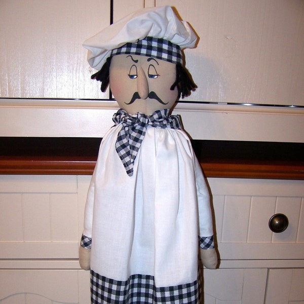 Pattern/Chef Pierre  Bag Holder Doll  Pattern Et