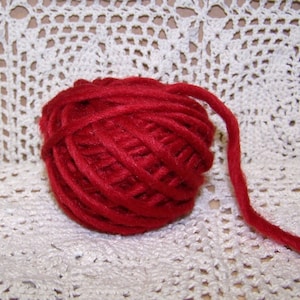 Annie Red Wełna/Moher Primitive Raggedy Bulky Doll Hair Yarn Et