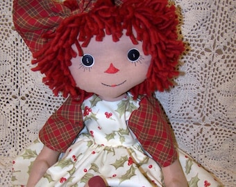 Pattern/Abby/Primitive Raggedy Doll Pattern ET
