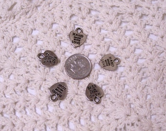 Charms-Handmade-With-Love-Silber-für Deine Puppenketten