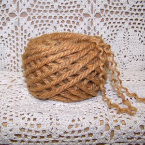Toasted Sugar-Primitive Raggedy Wool Doll Hair Yarn Et