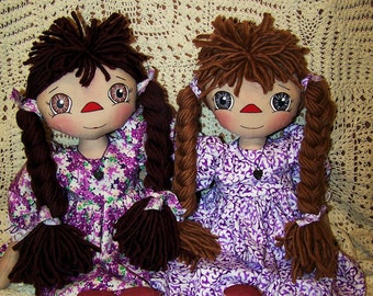 PDF/Pattern/Primitive Anya Folk Art Doll Pattern  ET