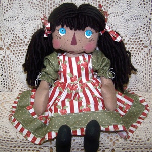 Pattern/Primitive Raggedy Cheyney Marie Doll Pattern Et.