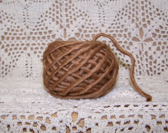 Lana de caramelo salado/Mohair Primitive Raggedy Bulky Doll Hair Yarn ET