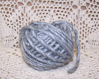 Grau meliertes Wolle/Mohair Primitive Raggedy Bulky Puppengarn ET