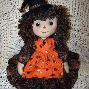 Pattern/Primitive Raggedy Willow Witch Doll Pattern ET