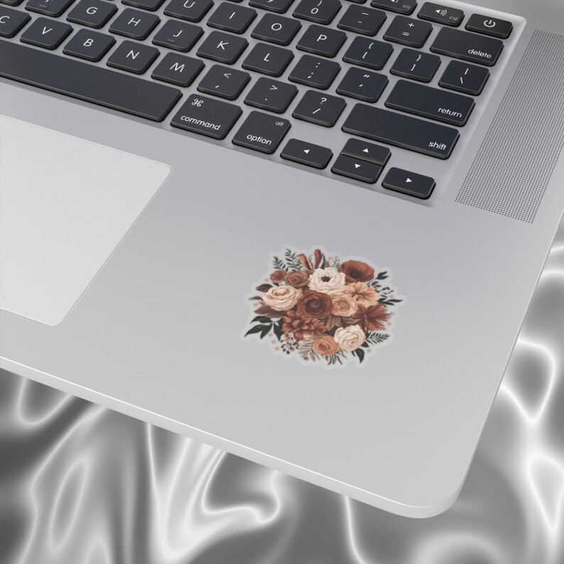 Aesthetic Flower Bouquet, Vinyl Stickers, Kisscut Stickers, Cute