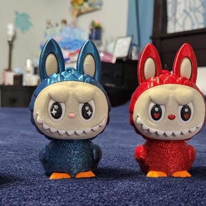 La-bu-bu Duck Ornament: Monster Face, Custom Color Choice